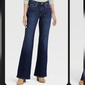 12SH Universal Thread Jeans Women's Size 12SH High-Rise Flare Blue Denim Pants